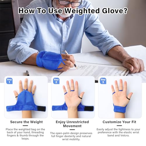 Weighted Gloves for Hand Tremors and Parkinson's