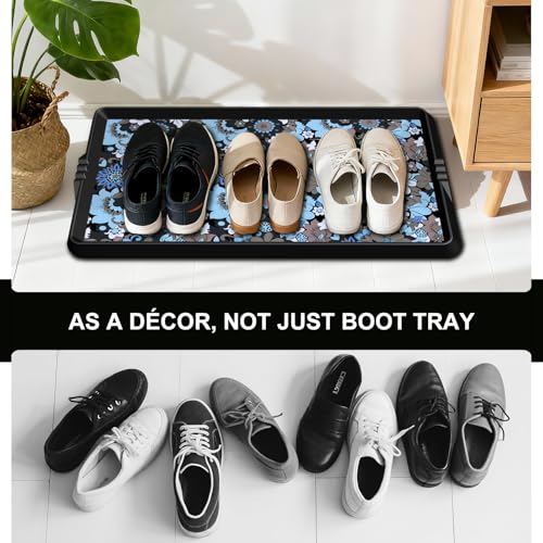 Boot Tray Shoe Mat Decorative Patterned