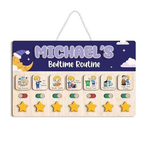 Wooden Chore Chart for Boys