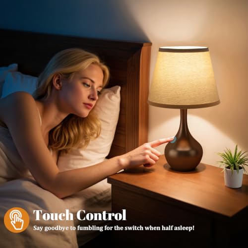 Touch Table Lamp for Nightstand