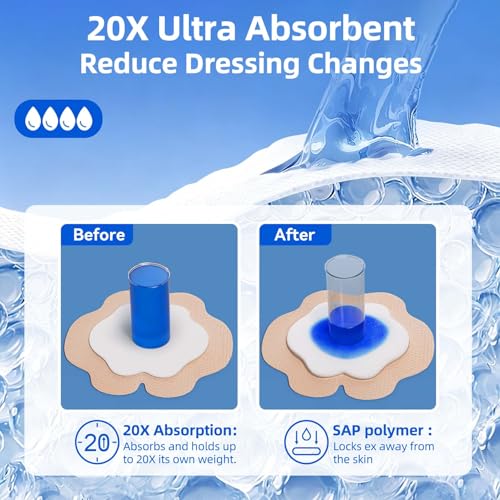 Large Sacrum Silicone Foam Dressing