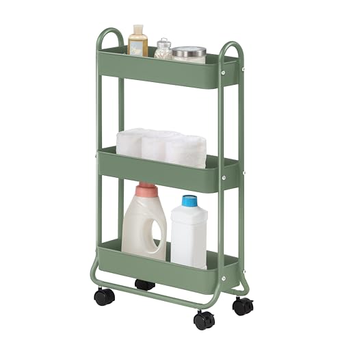 Slim Rolling Storage Cart