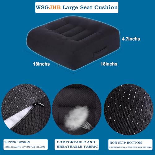 Car Booster Seat Cushion Posture Cushion Portable Breathable Mesh