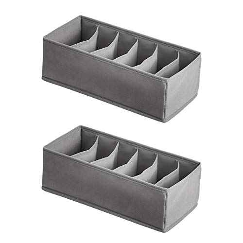 Grey Dresser Drawer Storage Organizer for Undergarments