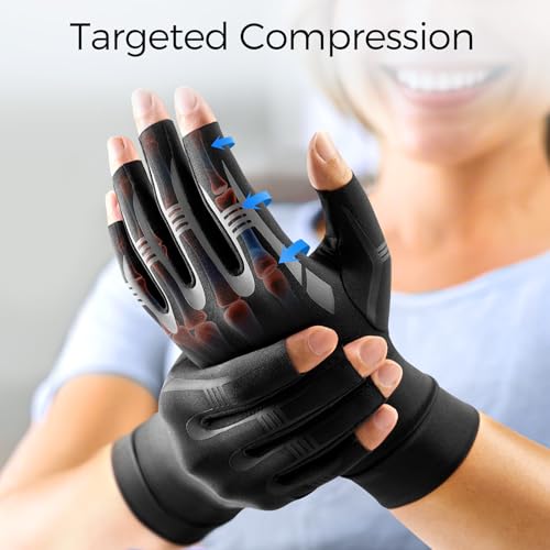 All Around Compression Arthritis Gloves for Women for Pain
