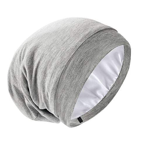 Silk Satin Lined Bonnet Sleep Cap