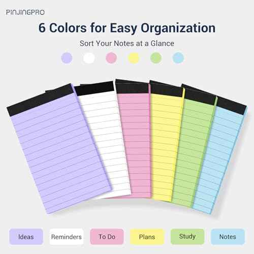 Colored Note Pads Small Notepad