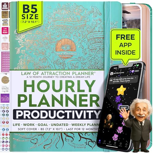 Life Planner Deluxe Undated Planner Weekly and Monthly Manifestiing Journal