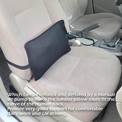 Inflatable Lumbar Support Pillow for Office Chair and Car Seat