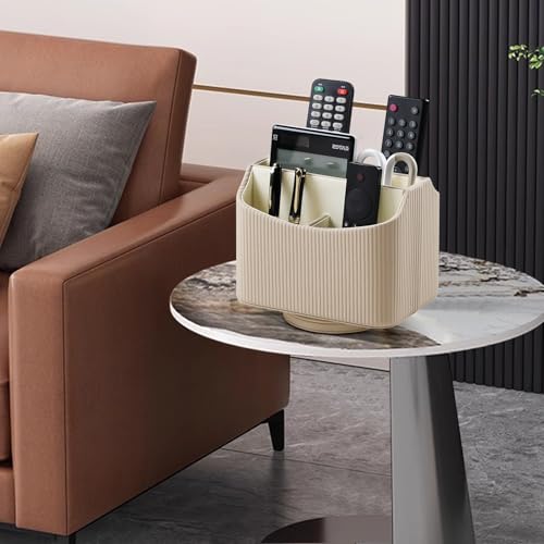 360° Rotating TV Remote Control Holder Desk Remote Organizer
