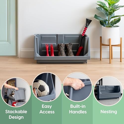 Open Front Storage Bins