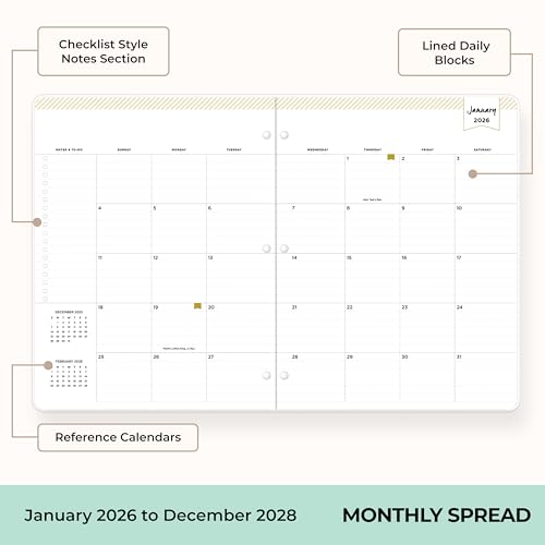 24 Month Monthly Planner Calendar