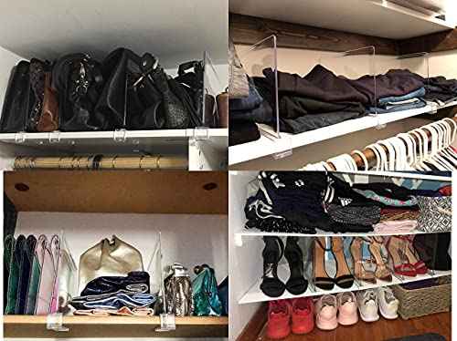 Shelf Dividers Purse Organizer for Closet