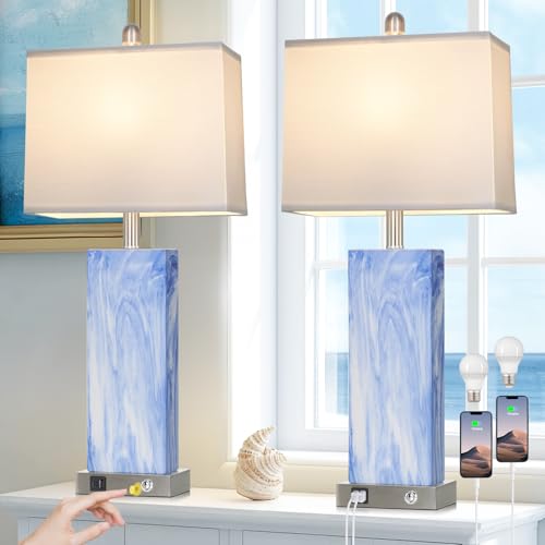 Ceramic Table Lamp Set ot 2