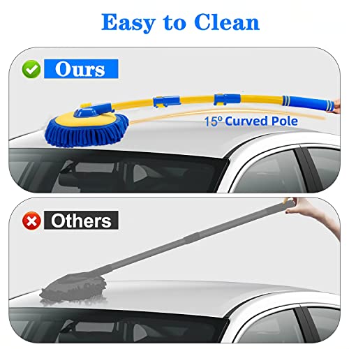 15°Curved Microfiber Car Wash Brush