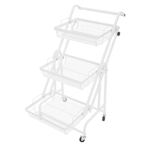3 Tier Rolling Utility Cart with Wheels