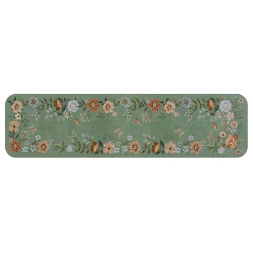 Stair Treads Non Slip Floral Stair Runner