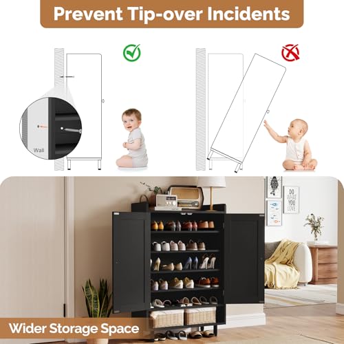 Shoe Cabinet with Doors