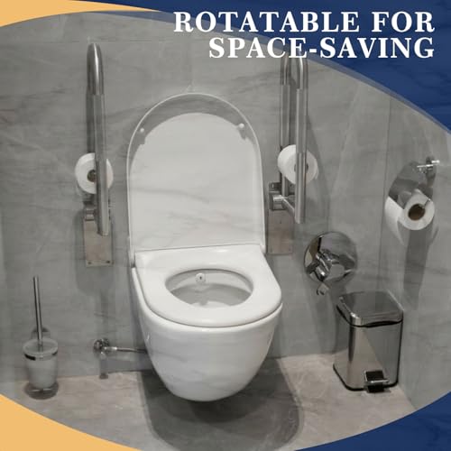 2 Pack Flip Up Toilet Safety Rails
