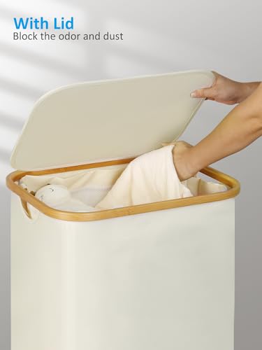 Laundry Basket with Wheels