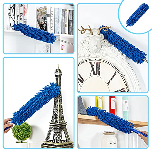 Microfiber Dusters w 2 Handle Sets