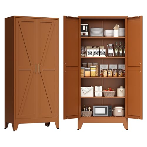 Farmhouse Storage Kitchen Pantry Cabinet