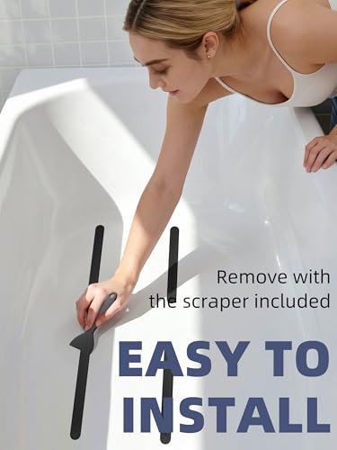 Strip Non Slip Bathtub Stickers with Scraper