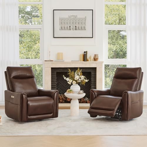 Genuine Leather Recliner Chair for Adults