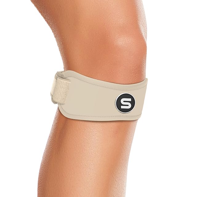 Patellar Tendon Support Strap Swedish Brand for Women & Men Effective Osgood Schlatter Knee Brace Youth & Kids with 3 Adjustable Length fits