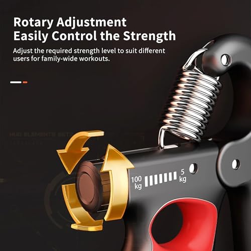 Grip Strength Trainer with Adjustable Resistance & Automatic Counter