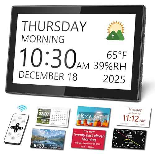 Digital Calendar Day Clock