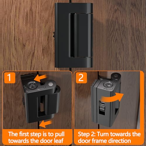 INIRET Adjustable Home Security Door Reinforcement Lock