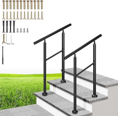 2 Step Hand Rails for Outdoor Steps
