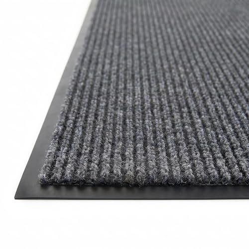 Door Mat Large Outdoor Indoor Mat Waterproof Rubber Back Rugs for Home Office Business Areas