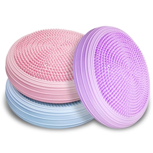 3 Pcs Inflated Wobble Cushion
