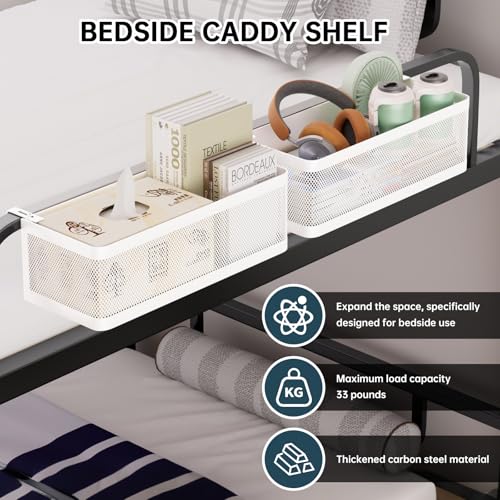 Bedside Caddy Shelf for Bunk Bed & Dorm