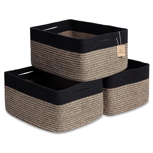 Storage Baskets 16.8" x 13" x 7.6" Bins 3
