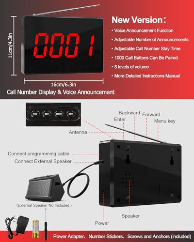 Wireless Calling System Caregiver Call Button