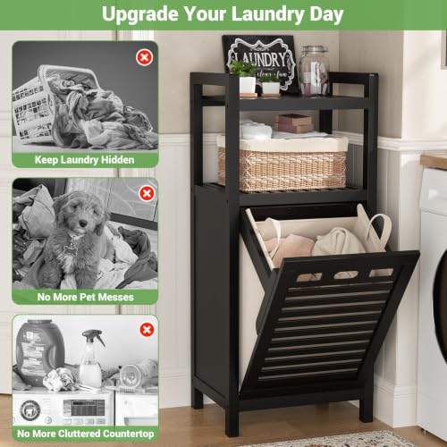 Tilt Out Laundry Hamper