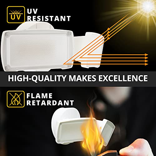 2 Pack 19W Dusk to Dawn LED Security Light Outdoor