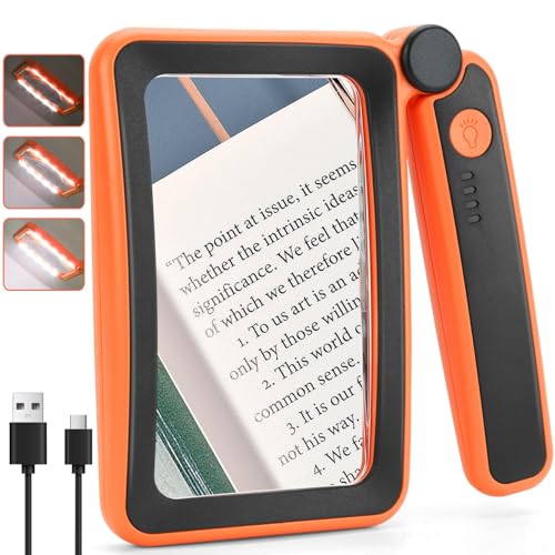 Rechargeable Magnifying Glass with Light for Reading