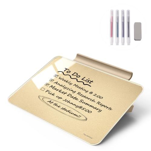 Small Desktop Glass Whiteboard