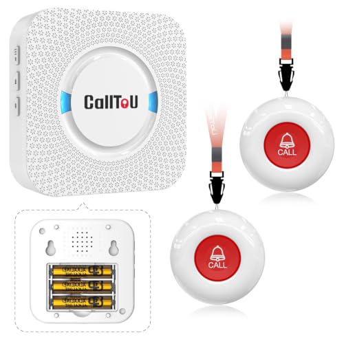 Caregiver Pager Wireless Call Button 500+ Feet for Home