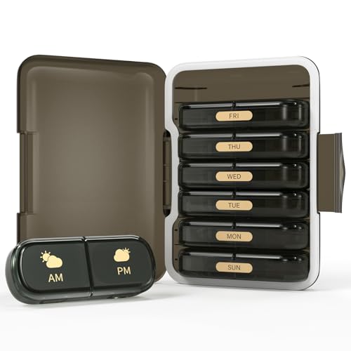 Weekly Pill Organizer 2 & 3 & 4 Times a Day