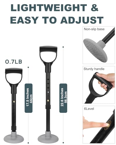 Mobility Tool Adjustable Standing Aid Device to Help Get Up from Floor Lift Assists for Elderly