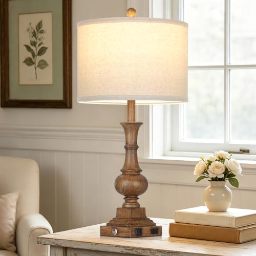 Rustic Table Lamps Set of 2