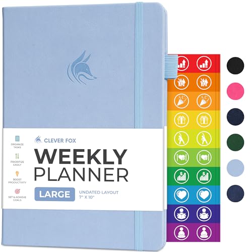 Planner Undated Weekly & Monthly Planner for Productivity
