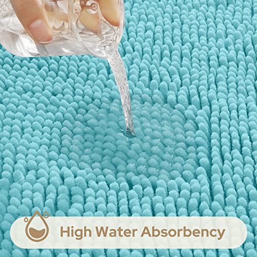 Chenille Bath Mat Set of 3