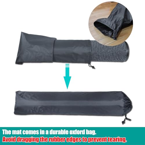 Door Mat Large Outdoor Indoor Mat Waterproof Rubber Back Rugs for Home Office Business Areas