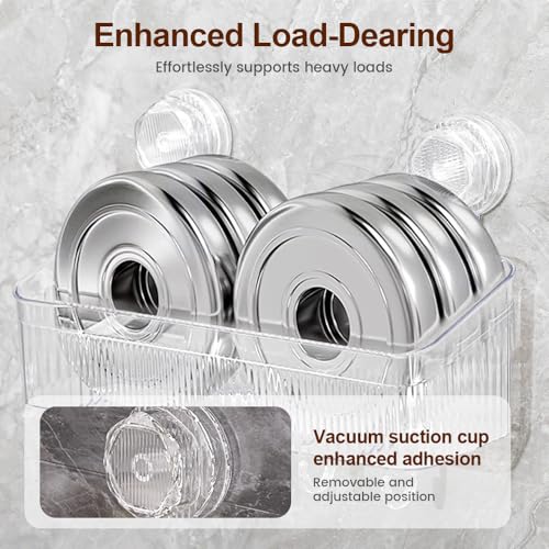 No Drill Bathroom Suction Storage Box